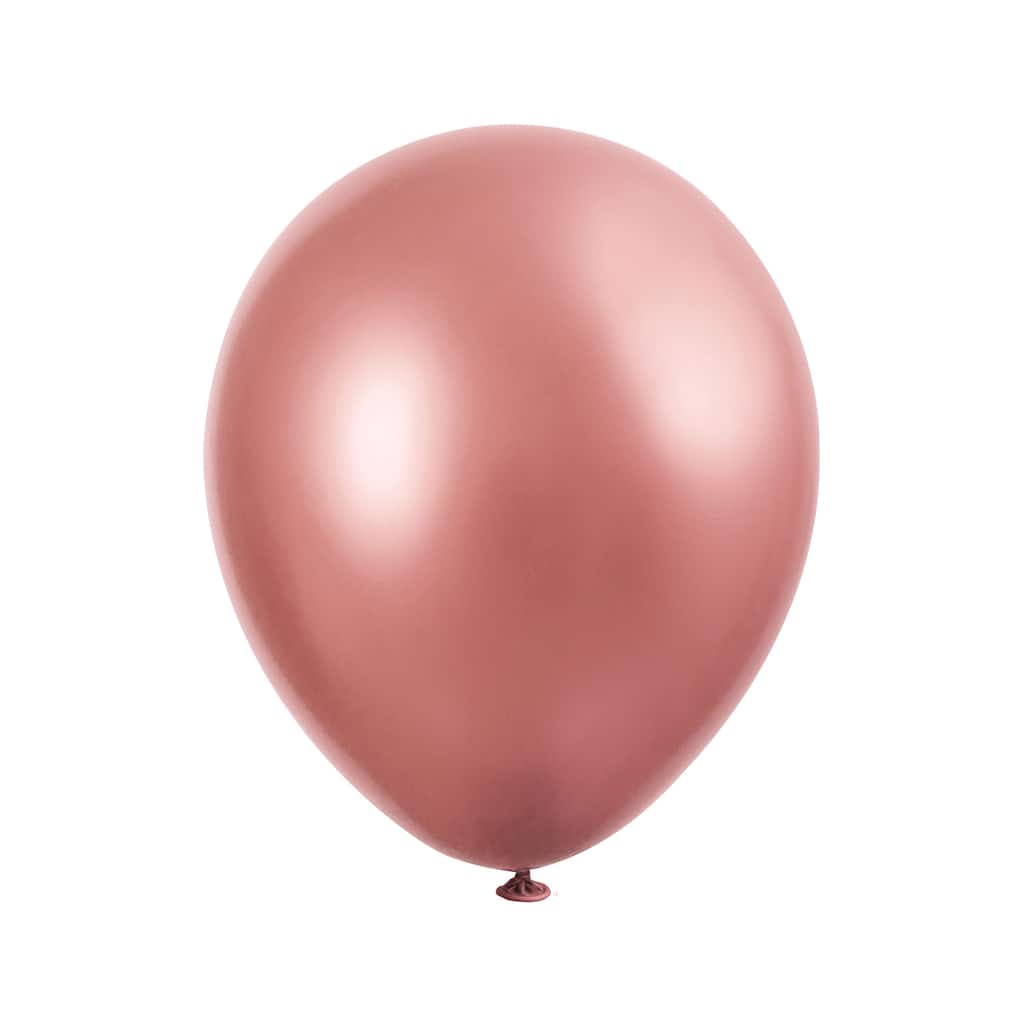 Metallic Rose Gold Balloons Rose Gold Party Decorations